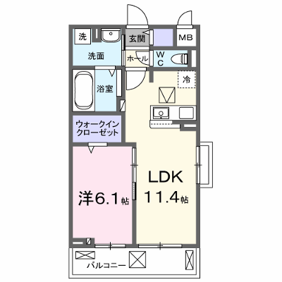 ユニゾン　アザレアⅡ 101【管理NO：1-028137601-01010】 ★家具家電は申し込み後に搬入します 2026年09月上旬入居可能の物件画像
