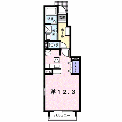 カサブランカＣ 105【管理NO：1-014302703-01040】 ★家具家電は申し込み後に搬入します 2026年09月下旬入居可能の物件画像