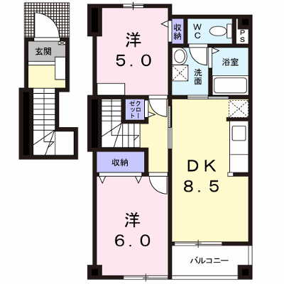 ニューウィングＡ 202【管理NO：1-012738001-02020】 ★家具家電は申し込み後に搬入します★ ★2026年09月中旬入居可能★の物件画像