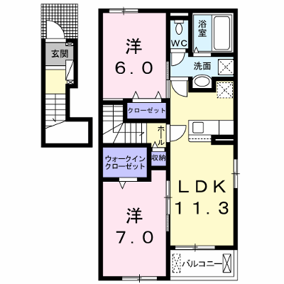 ベル・フィオーレⅠ 201【管理NO：1-026443801-02010】 ★家具家電は申し込み後に搬入します 2026年09月中旬入居可能の物件画像