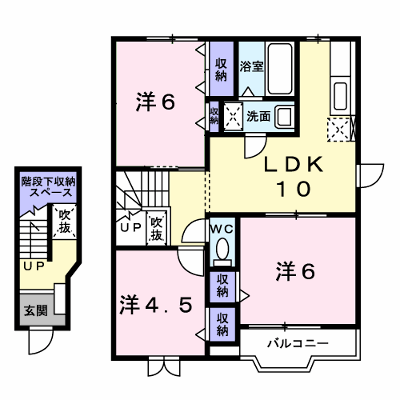 グリーンハイツＣＨＩＢＡ 202【管理NO：1-010491001-02020】 ★家具家電は申し込み後に搬入します★ ★2026年08月下旬入居可能★の物件画像