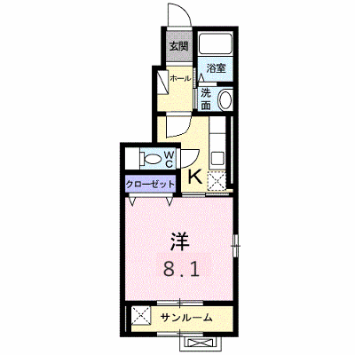 カーサ　エヌ 101【管理NO：1-020713401-01010】 ★家具家電は申し込み後に搬入します★ ★2026年09月中旬入居可能★の物件画像