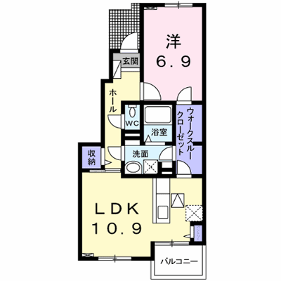 グリシーヌ 103【管理NO：1-019320501-01030】 ★家具家電は申し込み後に搬入します★ ★2026年09月中旬入居可能★の物件画像