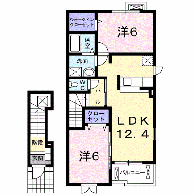 ソレアードＳ 204【管理NO：1-015066701-02040】 ★家具家電は申し込み後に搬入します★ ★2026年11月中旬入居可能★の物件画像