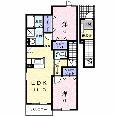イーリス 203【管理NO：1-013730801-02030】 ★家具家電は申し込み後に搬入します 2026年09月上旬入居可能の物件画像