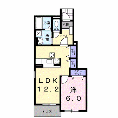 イーリス 103【管理NO：1-013730801-01030】 ★家具家電は申し込み後に搬入します 2026年09月中旬入居可能の物件画像