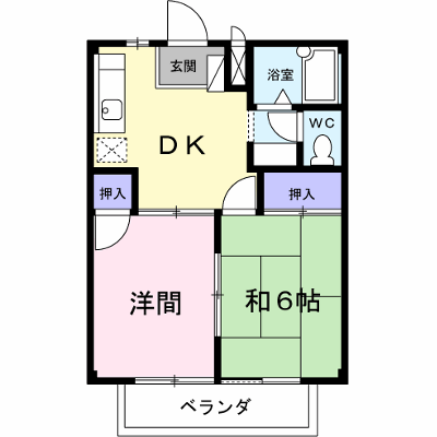 ニューエルディム天王Ｂ 103【管理NO：1-003748501-01030】 ★家具家電は申し込み後に搬入します 2026年09月上旬入居可能の物件画像