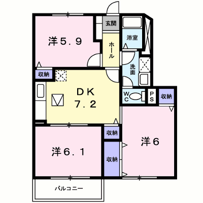 ベルフィオーレ 102【管理NO：1-009511201-01020】 ★家具家電は申し込み後に搬入します★ ★2026年08月中旬入居可能★の物件画像