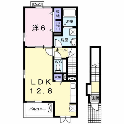 ラウレア　Ｋ 201【管理NO：1-018621801-02010】 ★家具家電は申し込み後に搬入します★ ★2026年08月下旬入居可能★の物件画像