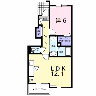 ラ・メール 104【管理NO：1-017994601-01040】 ★家具家電は申し込み後に搬入します★ ★2026年09月中旬入居可能★の物件画像