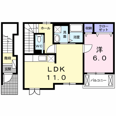 レ・セーナⅡ 203【管理NO：1-019624401-02030】 ★家具家電は申し込み後に搬入します★ ★2026年09月中旬入居可能★の物件画像