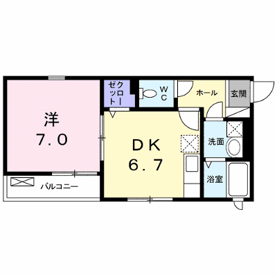 パインコート 202【管理NO：1-018790701-02020】 ★家具家電は申し込み後に搬入します★ ★2026年09月中旬入居可能★の物件画像