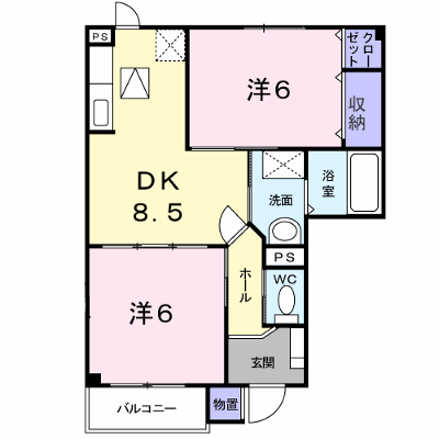 プランドール 102【管理NO：1-011076001-01020】 ★家具家電は申し込み後に搬入します 2026年09月中旬入居可能の物件画像