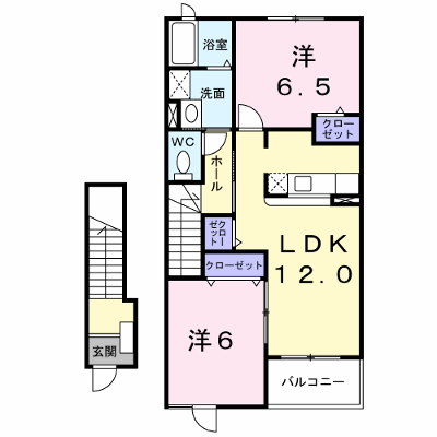 富夢想家　弐番館 202【管理NO：1-014122101-02020】 ★家具家電は申し込み後に搬入します 2026年09月中旬入居可能の物件画像