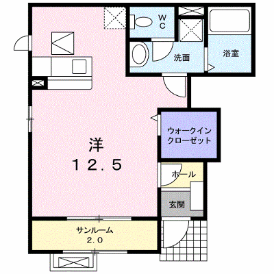 コ－ポサンパ－ル 101【管理NO：1-020402901-01010】 ★家具家電は申し込み後に搬入します 2026年09月中旬入居可能の物件画像