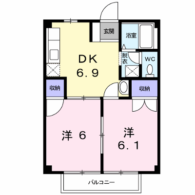 グランヴェール内藤 202【管理NO：1-004076401-02020】 ★家具家電は申し込み後に搬入します★ ★2026年09月中旬入居可能★の物件画像