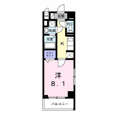 ＡＨＫＳ　アークス 303【管理NO：1-026779901-03030】 ★家具家電は申し込み後に搬入します★ ★2026年08月上旬入居可能★の物件画像