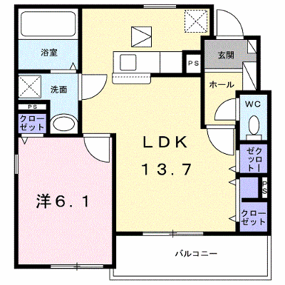 アベニール湘南 102【管理NO：1-027677801-01020】 ★家具家電は申し込み後に搬入します★の物件画像