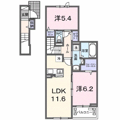 Ｓｕｎｎｙ　Ｍａｉｓｏｎ 205【管理NO：1-024924401-02050】 ★家具家電は申し込み後に搬入します★ ★2026年10月中旬入居可能★の物件画像