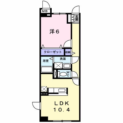 バクランⅠ 305【管理NO：1-016129601-03050】 ★家具家電は申し込み後に搬入します★ ★2026年09月中旬入居可能★の物件画像