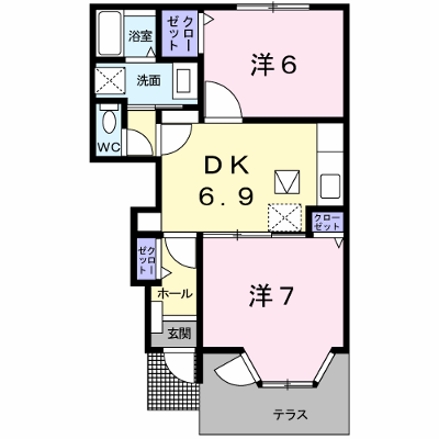 ブリーズ吉田 102【管理NO：1-014499301-01020】 ★家具家電は申し込み後に搬入します★ ★2026年09月中旬入居可能★の物件画像