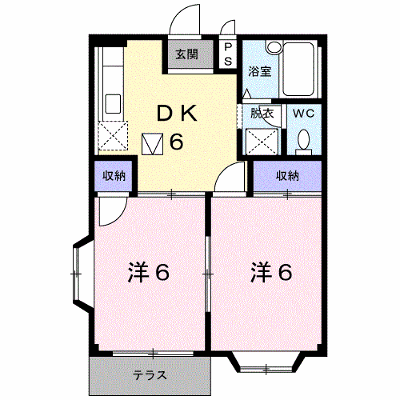 エルディム平松Ⅱ 105【管理NO：1-002618701-01040】 ★家具家電は申し込み後に搬入します 2026年09月上旬入居可能の物件画像