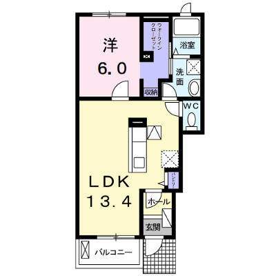 フリシュ・Ｍ　Ⅱ 102【管理NO：1-019498001-01020】 ★家具家電は申し込み後に搬入します 2026年09月中旬入居可能の物件画像