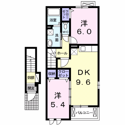 ＬａＬａ・フィオーレ 202【管理NO：1-019313701-02020】 ★家具家電は申し込み後に搬入します★ ★2026年09月中旬入居可能★の物件画像