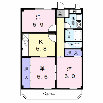 ＴＳパレス 102【管理NO：1-003495401-01020】 ★家具家電は申し込み後に搬入します 2026年09月中旬入居可能の物件画像