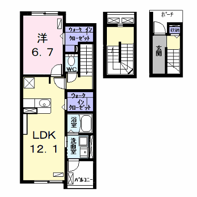 アルドーレ（Ａｒｄｏｒｅ） 303【管理NO：1-025863901-03030】 ★家具家電は申し込み後に搬入します 2026年09月下旬入居可能の物件画像