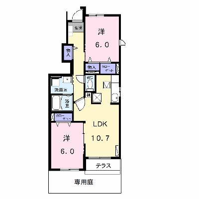 イストワール　Ⅱ 101【管理NO：1-015011402-01010】 ★家具家電は申し込み後に搬入します★ ★2026年09月中旬入居可能★の物件画像