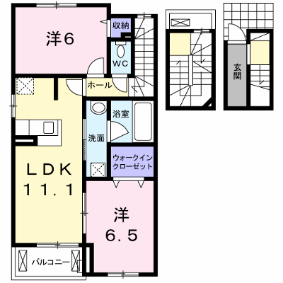 Ｈａｒｖｅｓｔ　Ⅲ 302【管理NO：1-022223501-03020】 ★家具家電は申し込み後に搬入します★ ★2026年09月上旬入居可能★の物件画像