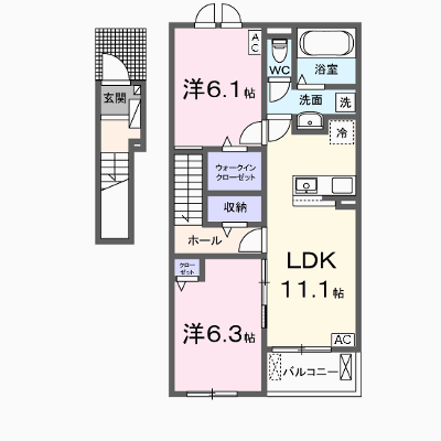 リアン・ノード 203【管理NO：1-028674001-02030】 ★家具家電は申し込み後に搬入します★ ★2026年09月下旬入居可能★の物件画像