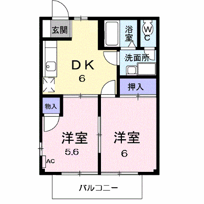 フラット長松Ｂ 203【管理NO：1-007161101-02030】 ★家具家電は申し込み後に搬入します★ ★2026年09月中旬入居可能★の物件画像