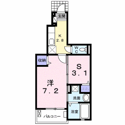 レグルスⅡ 103【管理NO：1-022523302-01030】 ★家具家電は申し込み後に搬入します 2026年08月中旬入居可能の物件画像