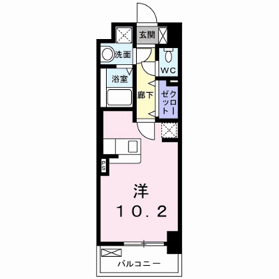 セイント野並 406【管理NO：1-026258501-04050】 ★家具家電は申し込み後に搬入します★の物件画像