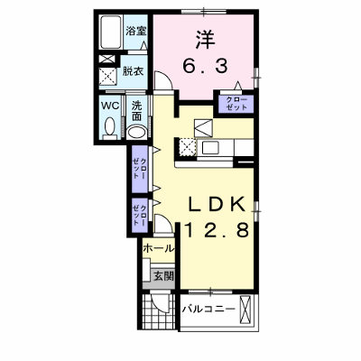 メゾン・アルモニー 105【管理NO：1-014443001-01040】 ★家具家電は申し込み後に搬入します★ ★2026年09月中旬入居可能★の物件画像