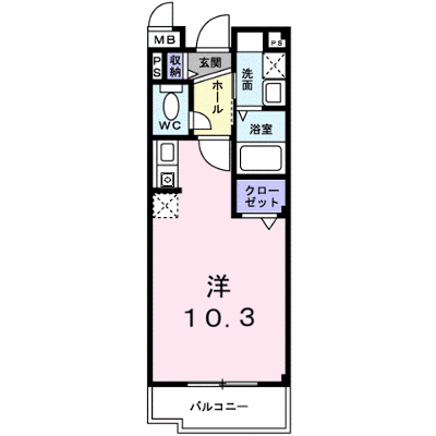 カルムアビタシオン大将軍 107【管理NO：1-013081601-01070】 ★家具家電は申し込み後に搬入します★ ★2026年09月中旬入居可能★の物件画像