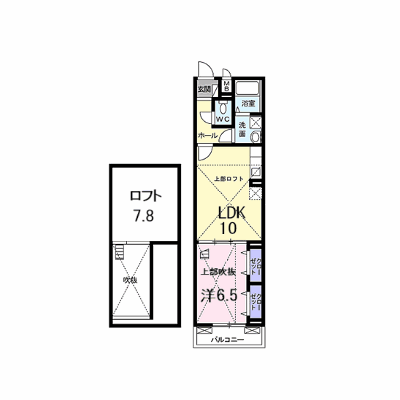 Ａ　ＦＬＡＴ 203【管理NO：1-024010101-02030】 ★家具家電は申し込み後に搬入します★ ★2026年09月上旬入居可能★の物件画像