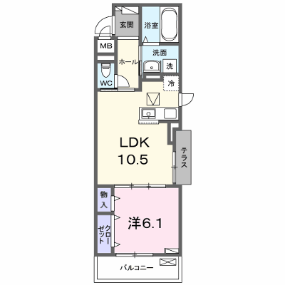 エリシオン・レジデンスⅤ 101【管理NO：1-028722801-01010】 ★家具家電は申し込み後に搬入します★ ★2027年01月下旬入居可能★の物件画像