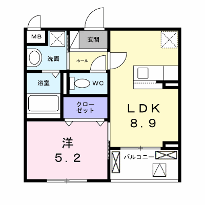 ソレイユ八条春日 302【管理NO：1-028237001-03020】 ★家具家電は申し込み後に搬入します★ ★2026年09月上旬入居可能★の物件画像