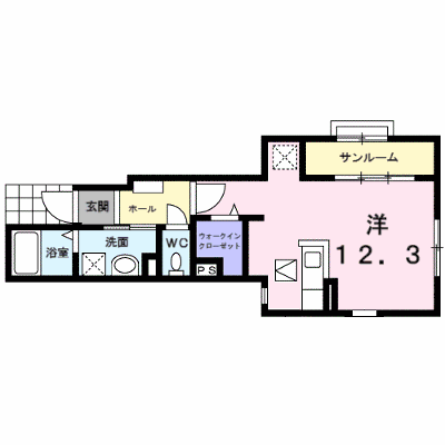 エクレール古結Ⅵ 101【管理NO：1-020278301-01010】 ★家具家電は申し込み後に搬入します★ ★2026年08月中旬入居可能★の物件画像