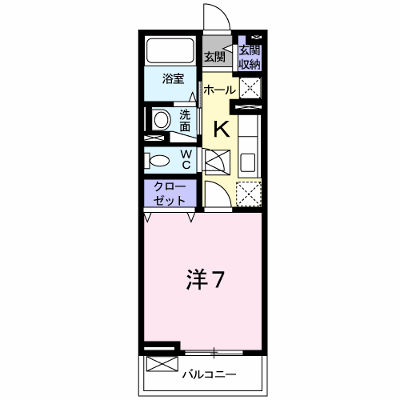 ブリーゼＫ 102【管理NO：1-015359201-01020】 ★家具家電は申し込み後に搬入します★ ★2026年08月中旬入居可能★の物件画像
