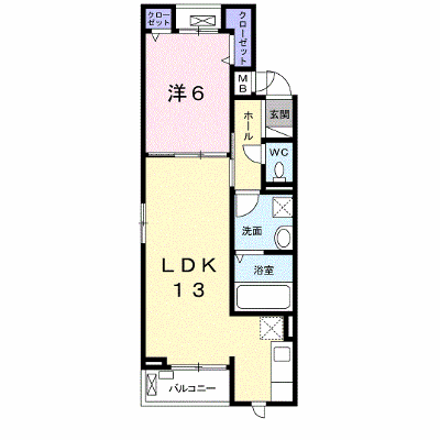 クレール・ド・ルナ 207【管理NO：1-026717401-02060】 ★家具家電は申し込み後に搬入します★ ★2026年08月下旬入居可能★の物件画像