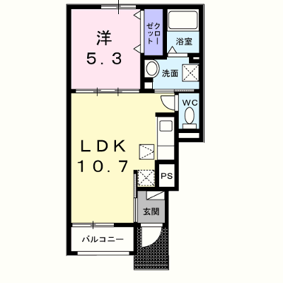 ディアコート　加守 102【管理NO：1-027640301-01020】 ★家具家電は申し込み後に搬入します★ ★2026年09月中旬入居可能★の物件画像