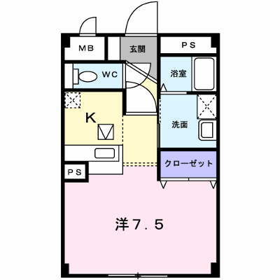メゾン・エトワールⅡ 103【管理NO：1-013897301-01030】 ★家具家電は申し込み後に搬入します★の物件画像