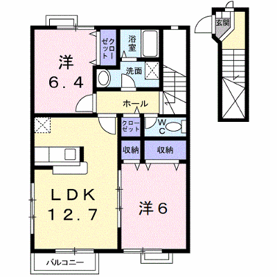 ソレアード・パレⅡ 203【管理NO：1-009566002-02030】 ★家具家電は申し込み後に搬入します★ ★2026年09月上旬入居可能★の物件画像