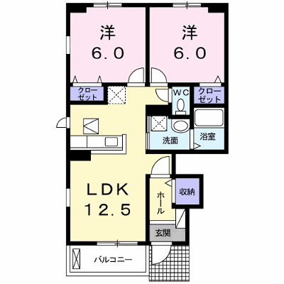 ル・グラン　Ⅱ 101【管理NO：1-023078102-01010】 ★家具家電は申し込み後に搬入します★の物件画像
