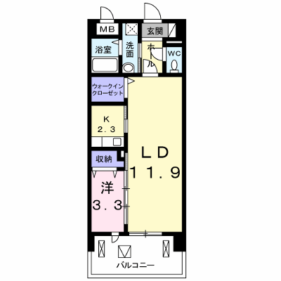 フリシュ・グランツ・Ｋ 304【管理NO：1-016273601-03040】 ★家具家電は申し込み後に搬入します★ ★2026年10月中旬入居可能★の物件画像