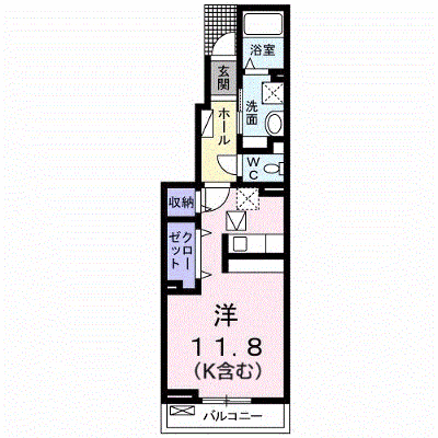 メリーアドニス　Ｂ 102【管理NO：1-022182402-01020】 ★家具家電は申し込み後に搬入します★の物件画像